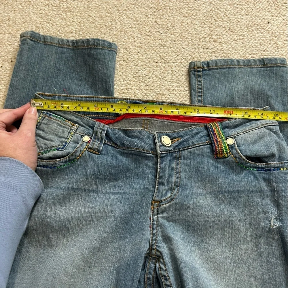 COOGI Australia Colorful embroidered womens denim jeans size 7/8. - Picture 14 of 16